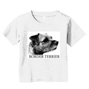 Border Terrier Drawing - Toddler T Shirt